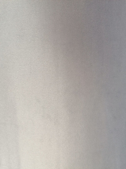 Polyester Crepe de Chine Satin - Ivory - 58" Wide - Sold By The Metre