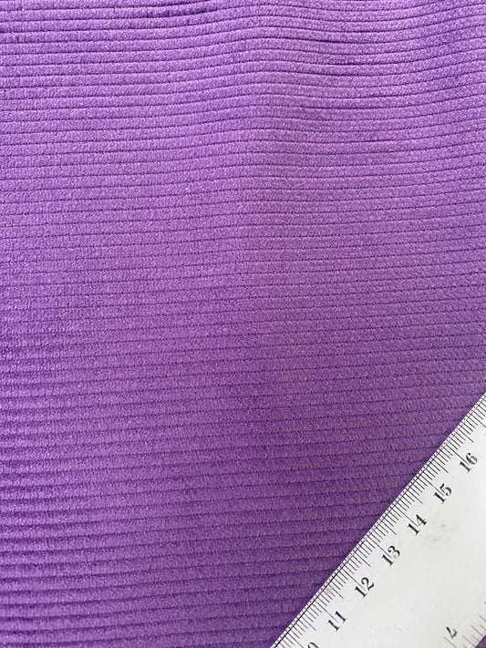 100% Cotton Corduroy - Purple - 57"Wide - Sold By The Metre