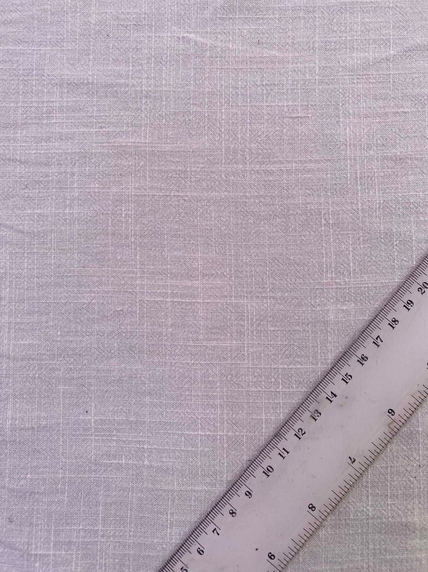 Ivory Cotton Linen Blend Fabric – 54" Wide (£4.99/m)