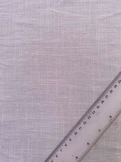 Ivory Cotton Linen Blend Fabric – 54" Wide (£4.99/m)
