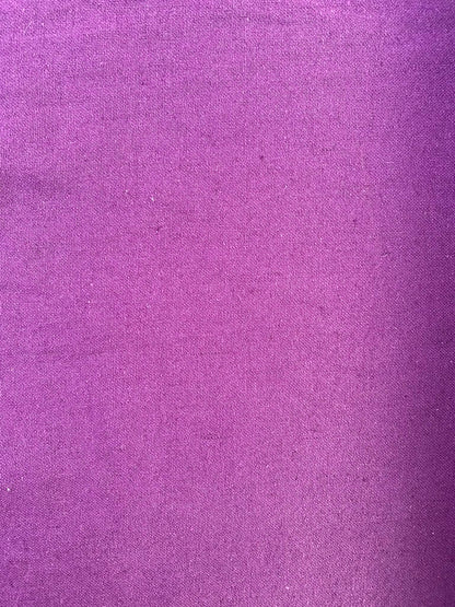 Premium Linen & Cotton Blend Fabric - Purple - 57" Wide - Breathable Dressmaking Fabric