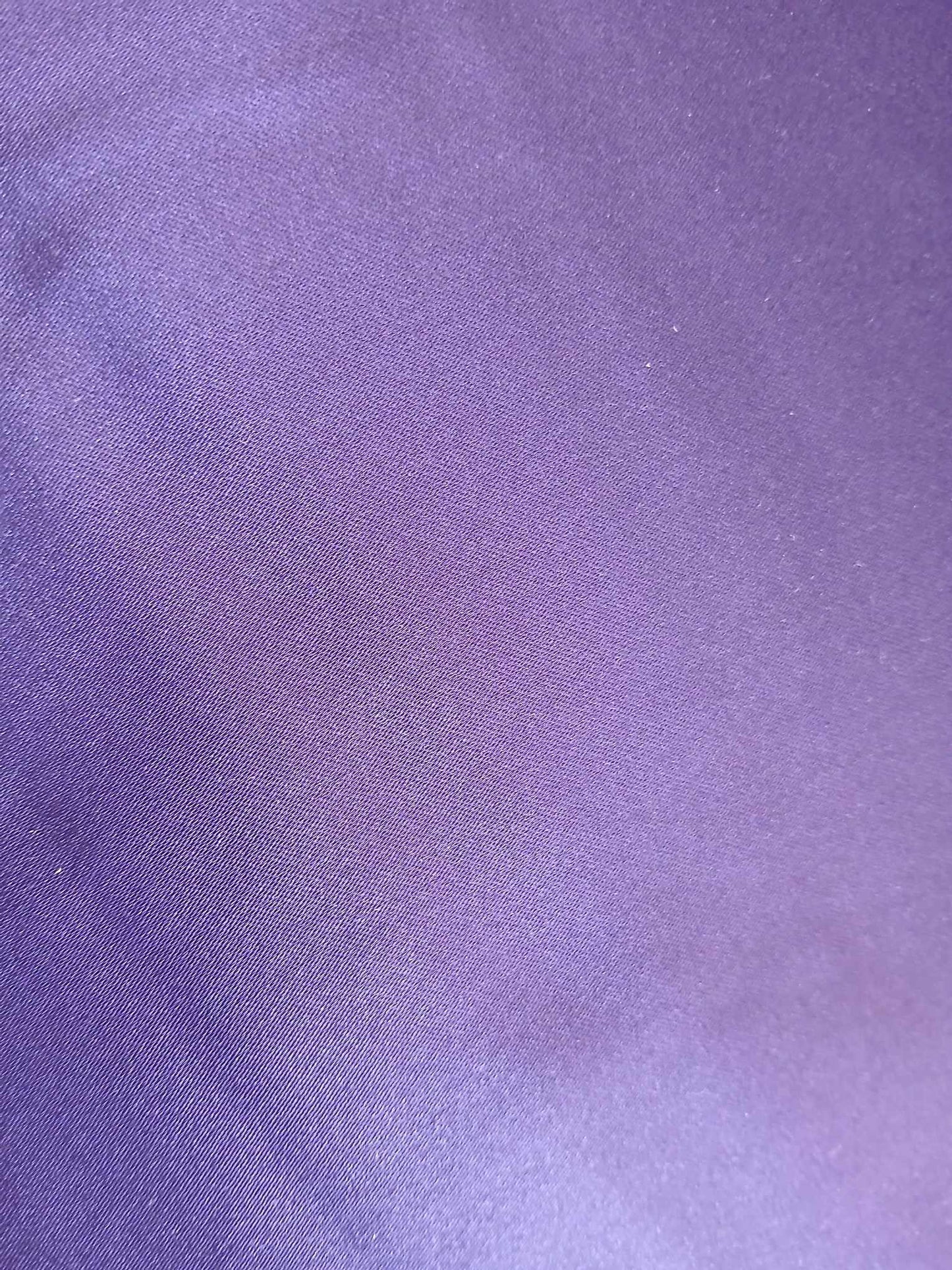 Clearance - Cotton Sateen - Purple - 56" Wide - Sold As A 3 Metre Piece