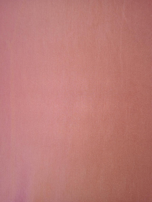 Satin/Bengaline - Peachy Pink - 59" Wide - Sold By The Metre