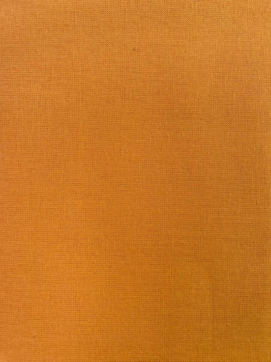 100% Cotton Plain Crafting & Quilting Fabric - 58" Wide - Mustard - £4.99/m