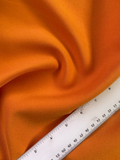 River Island Heavy Crepe - Mustard - 56" Wide - Sold By The Metre