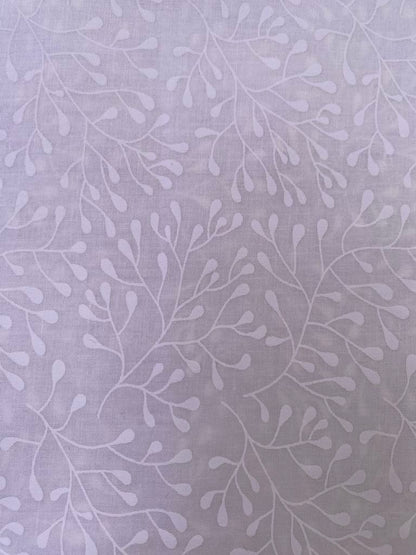100% Cotton - Blenders 05 - White on Cream - 44" Wide - Sold By The Metre