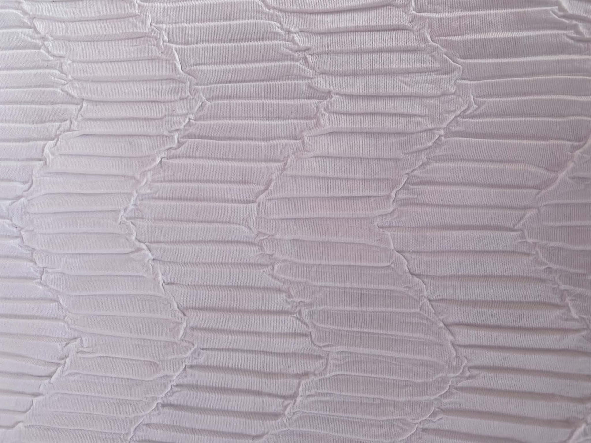 Chevron Pleated Stretch Polyester Fabric - 68" Wide, £3.99 per Metre