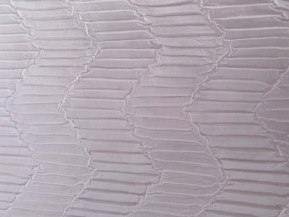 Chevron Pleated Stretch Polyester Fabric - 68" Wide, £3.99 per Metre