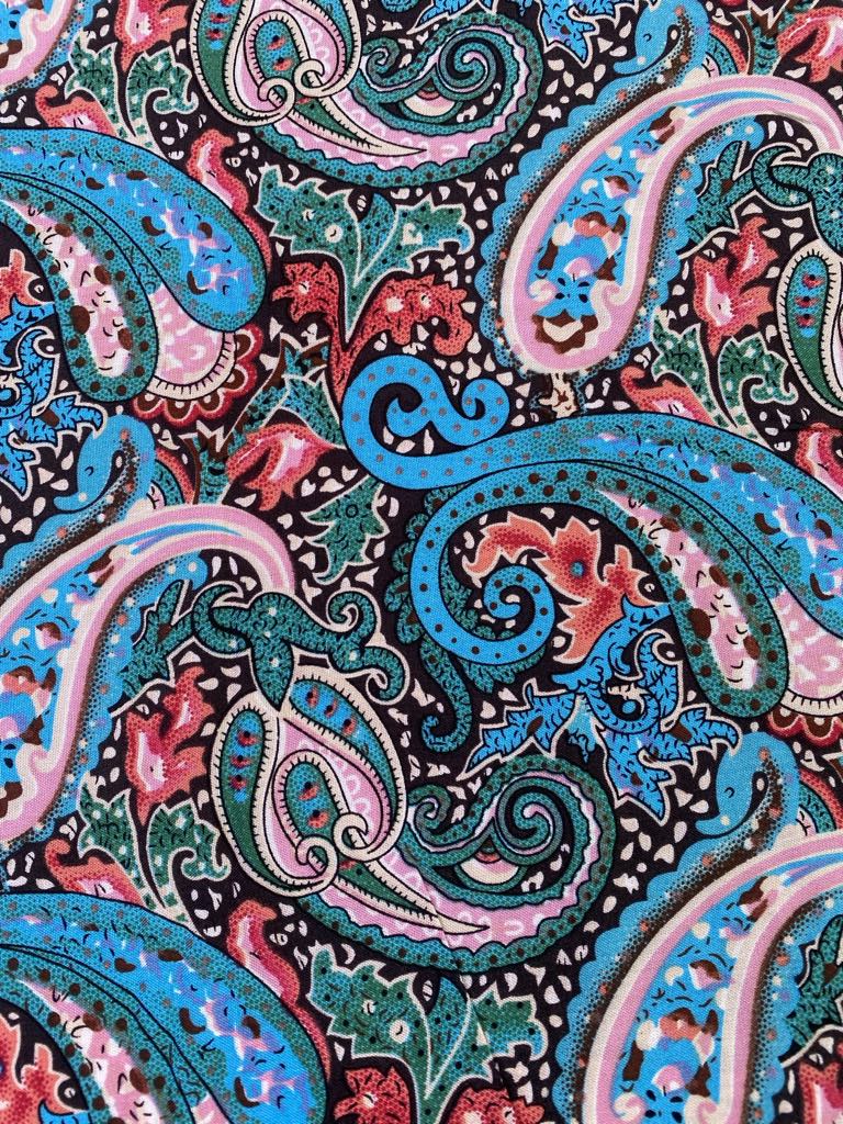 Viscose - Blue/Pink/Turquoise - 57" Wide - Sold By The Metre