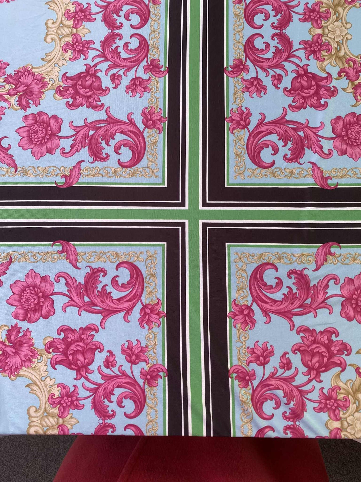 ITY - Blue/Pink/Green/Black - 60"Wide - Sold By The Metre