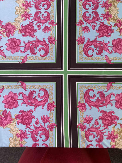 ITY - Blue/Pink/Green/Black - 60"Wide - Sold By The Metre