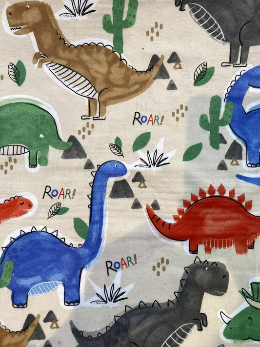 Brushed Cotton - Cream/Blue/Red/Grey/Green - 42"Wide - Sold By The Metre