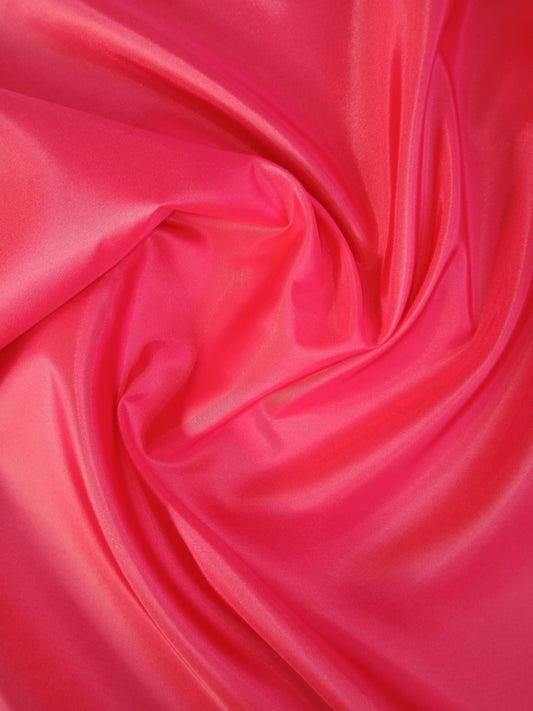 Taffeta - Red - 59" Wide - Sold By The Metre