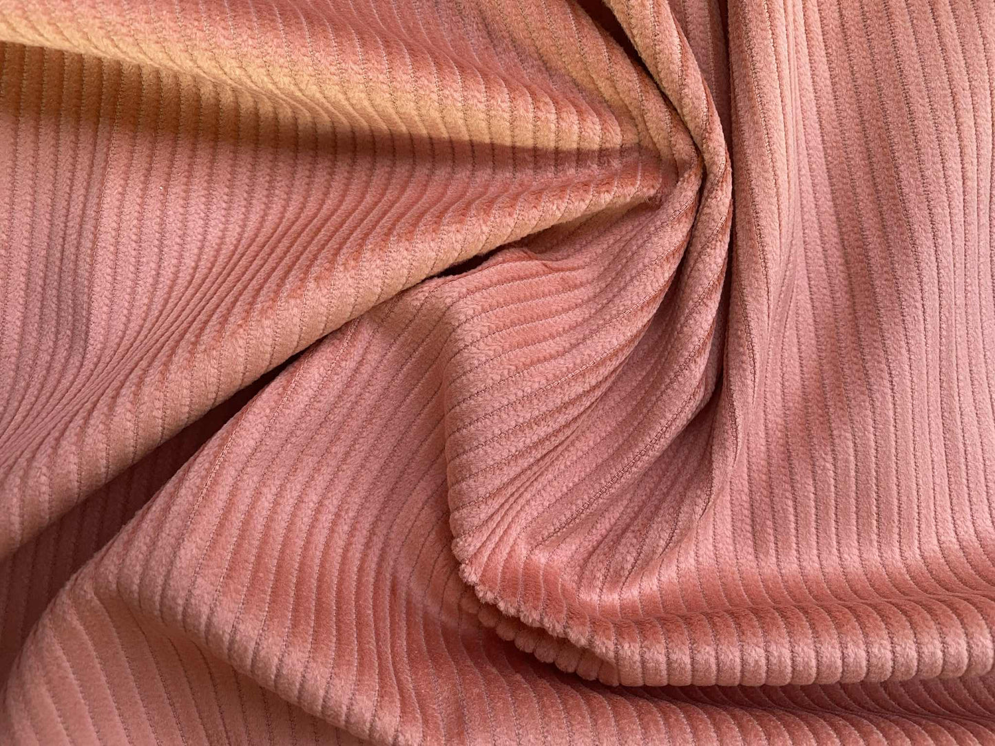 100% Cotton Corduroy - Blush - 59"Wide - Sold By The Metre