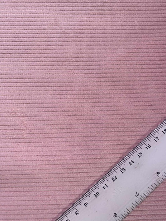 100% Cotton Corduroy - Baby Pink - 57"Wide - Sold By The Metre