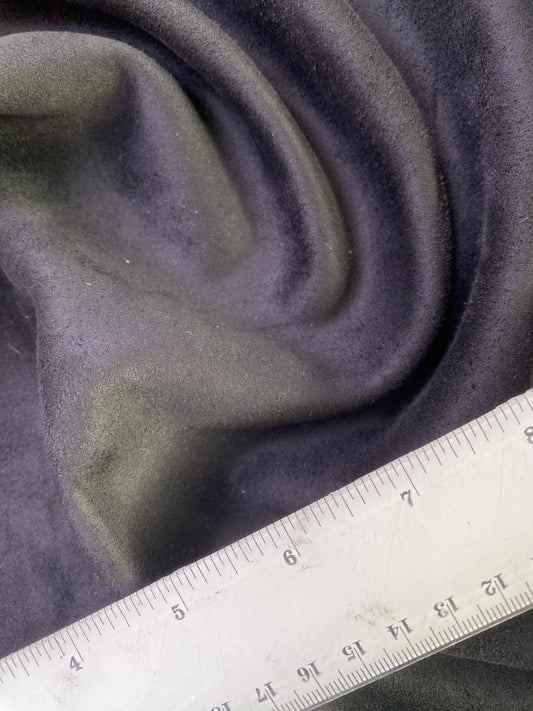 Scuba Suede - Black - 59" Wide - Sold By The Metre