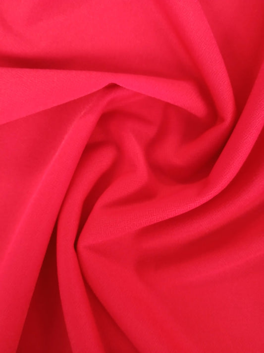 Valentino Crepe - Red - 60" Wide - Sold By the Metre