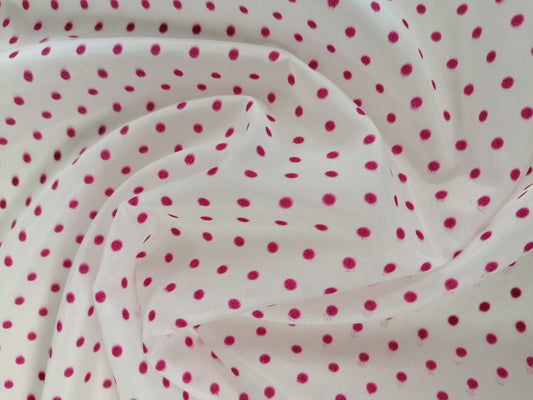 Lining - Pink/White - 59" Wide - Sold By The Metre