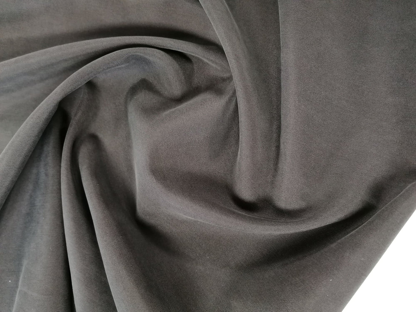 Cupro - Charcoal - 58" Wide - Sold By The Metre