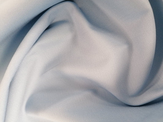 Cotton Sateen - Blue - 54" Wide - Sold By The Metre