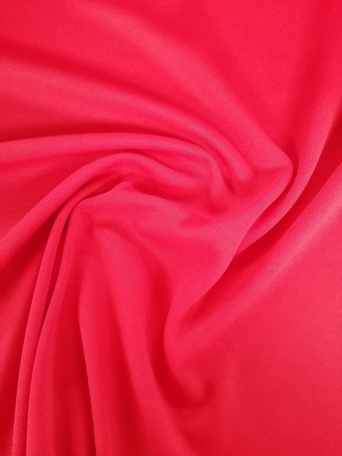 Polyester Interlock - Red - 60" Wide - Sold By The Metre