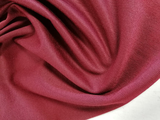 Ponte Roma - Maroon - 60" Wide - Sold By The Metre