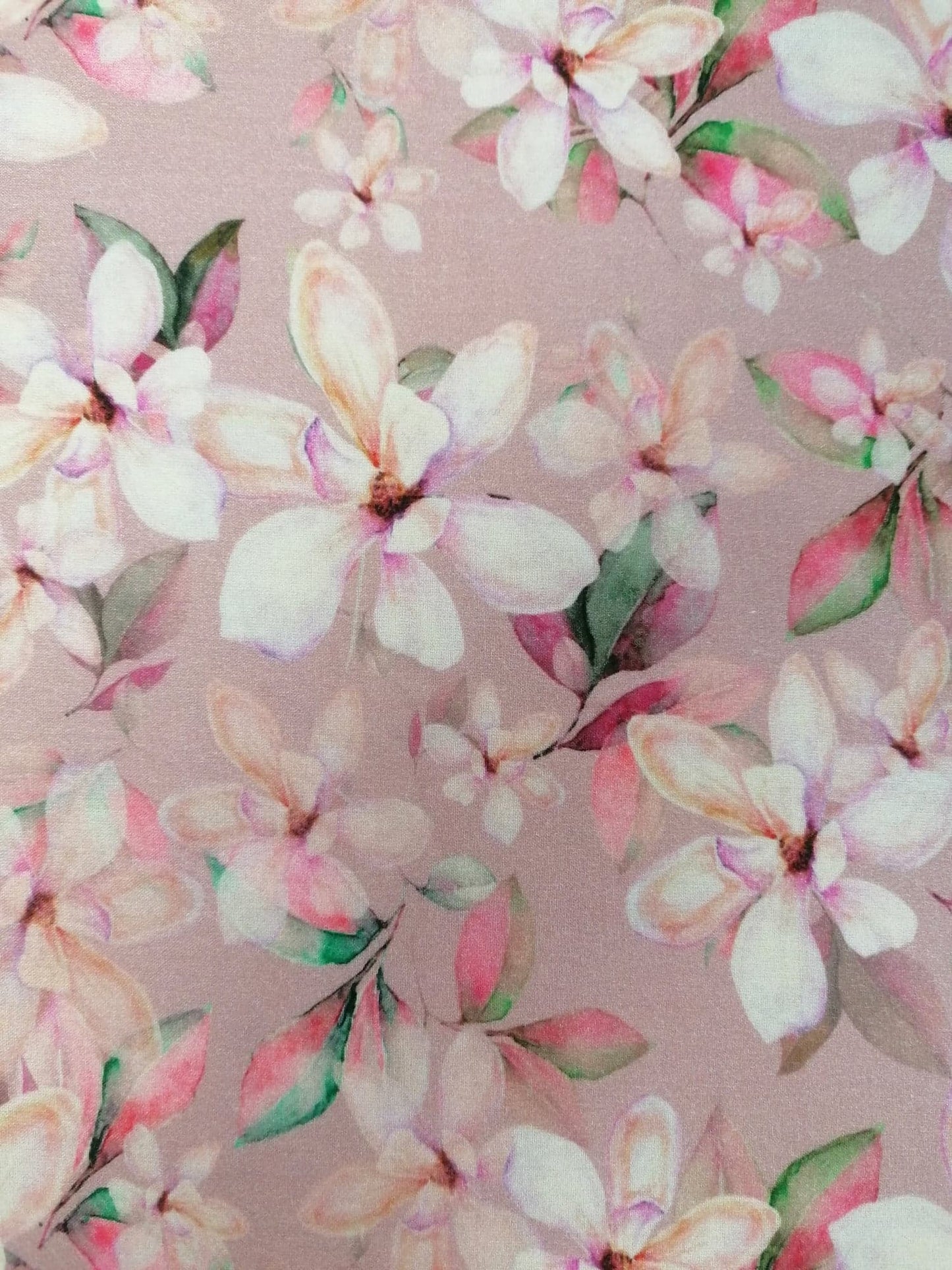 Cotton Lawn - Pink/Plum - 55" Wide - Sold By The Metre