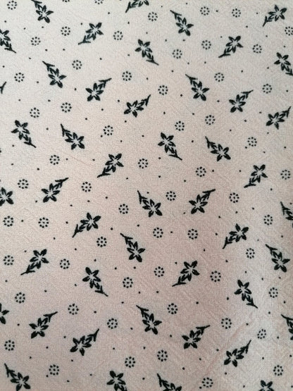 100% Cotton - Pink/Black - 54" Wide - Sold By The Metre