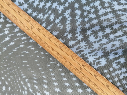 Power mesh - Black/Lilac - 60" Wide - Sold By The Metre