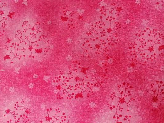 100% Cotton - Crafting & Quilting - Pink - 44" Wide - Sold By The Metre