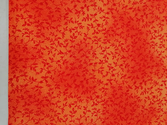 100% Cotton - Crafting & Quilting - Orange - 44" Wide - Sold By The Metre