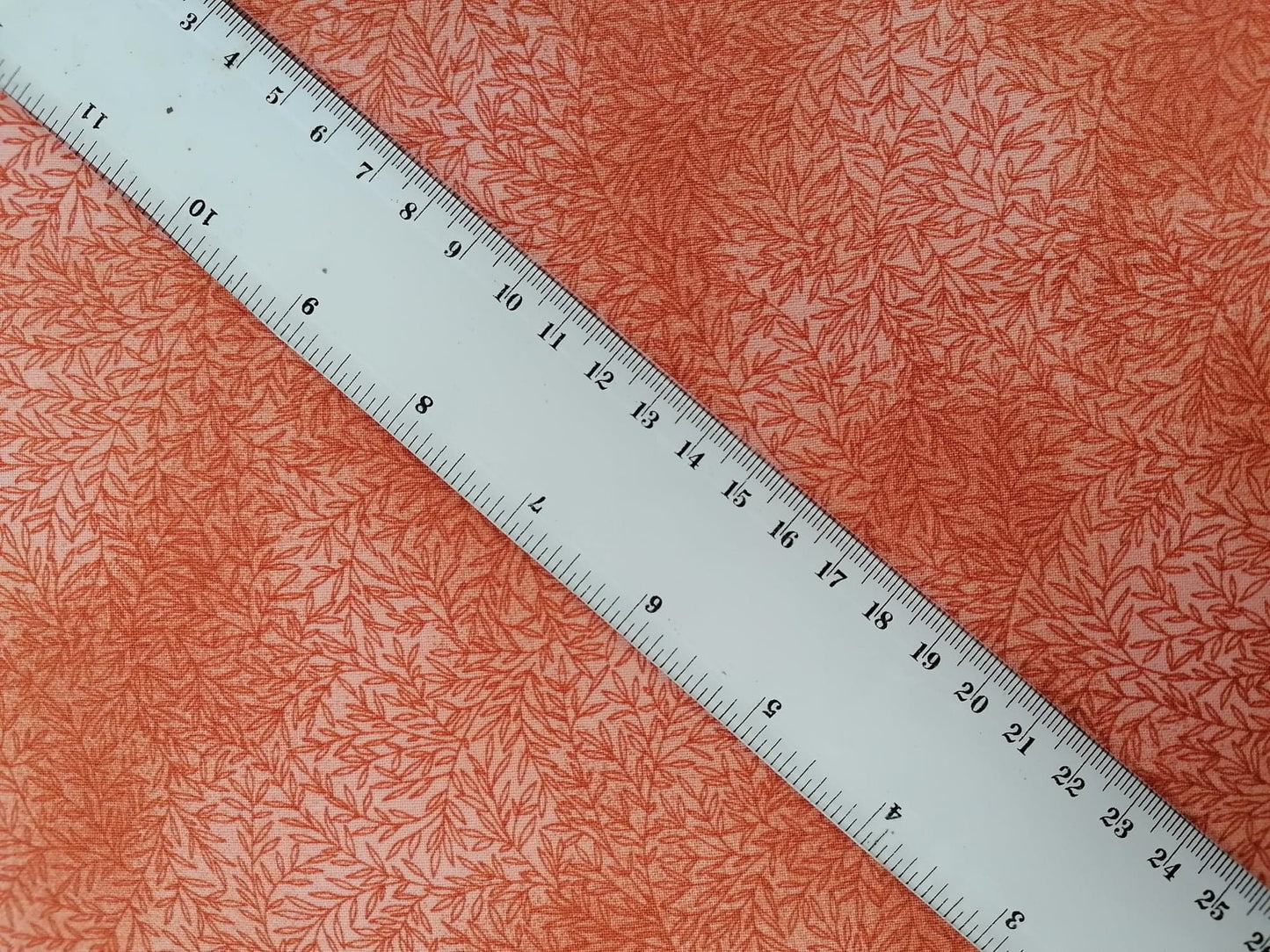 100% Cotton - Crafting & Quilting - Rust - 44" Wide - Sold By The Metre