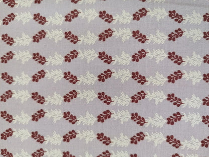 100% Cotton - Crafting & Quilting - Lilac/Plum/White - 44" Wide - Sold By the Metre