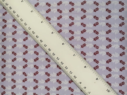 100% Cotton - Crafting & Quilting - Lilac/Plum/White - 44" Wide - Sold By the Metre