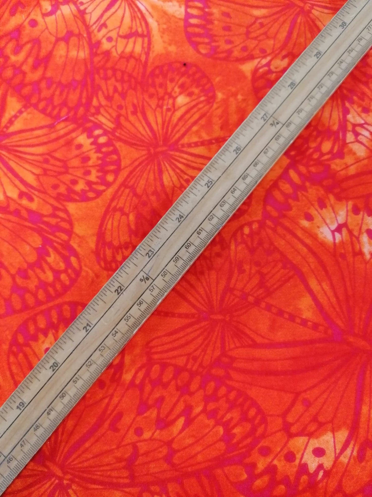 100% Cotton - Crafting & Quilting - Burnt Orange - 44" Wide - Sold By The Metre