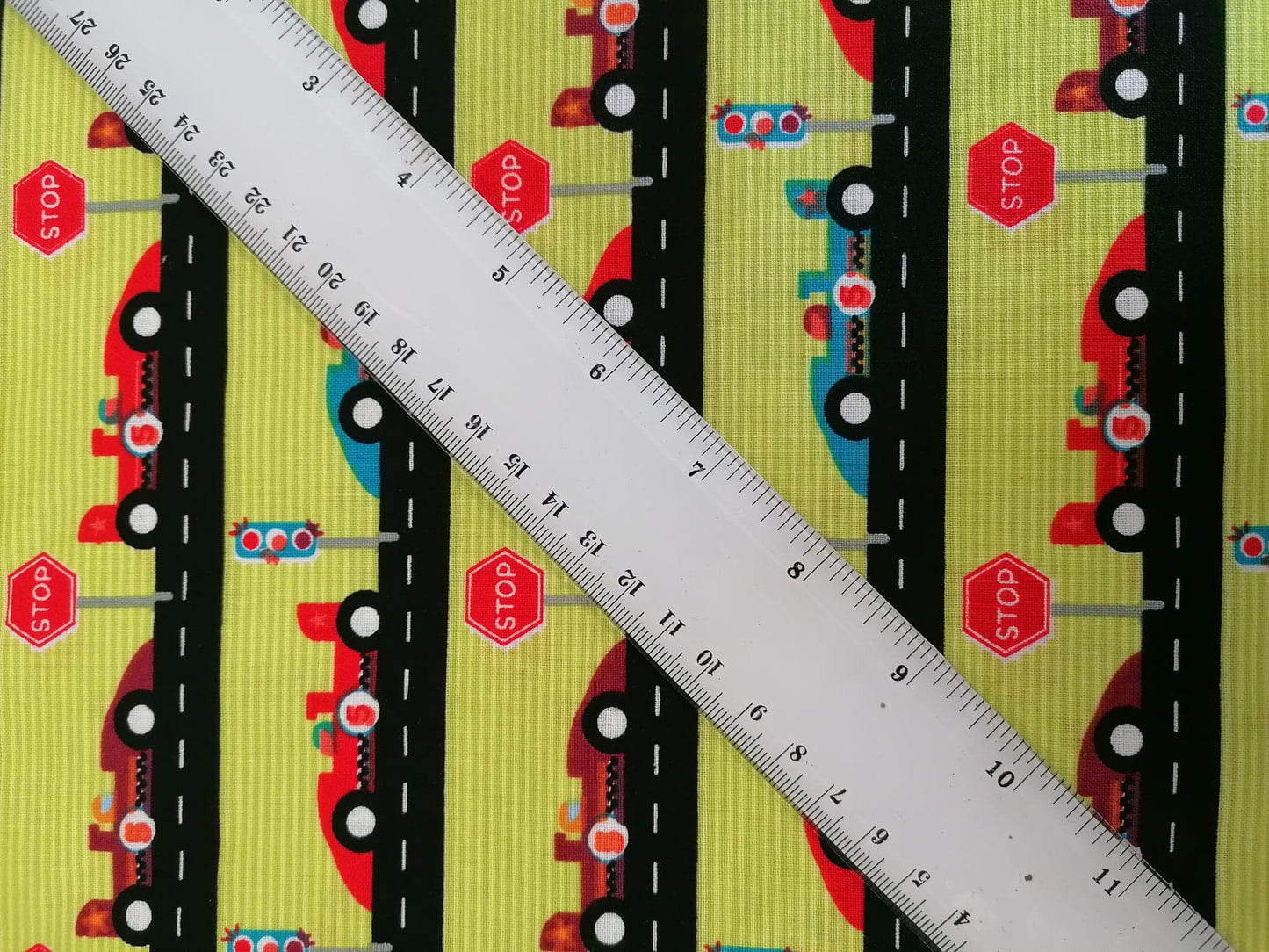 100% Cotton - Crafting & Quilting - Racing Cars - Green/Red/Blue/Black - 44" Wide - Sold By the Metre