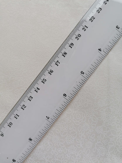 100% Cotton - Crafting & Quilting -  Des 108 - Cream on Cream - 44" Wide - Sold By the Metre