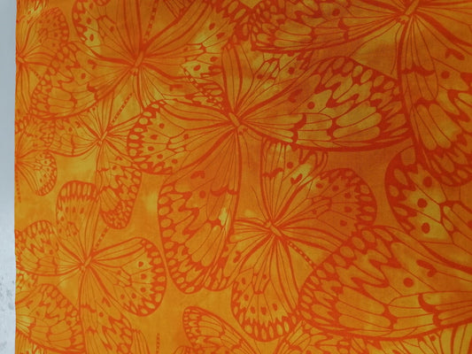 100% Cotton - Crafting & Quilting - Yellow/Orange - 44" Wide - Sold By The Metre