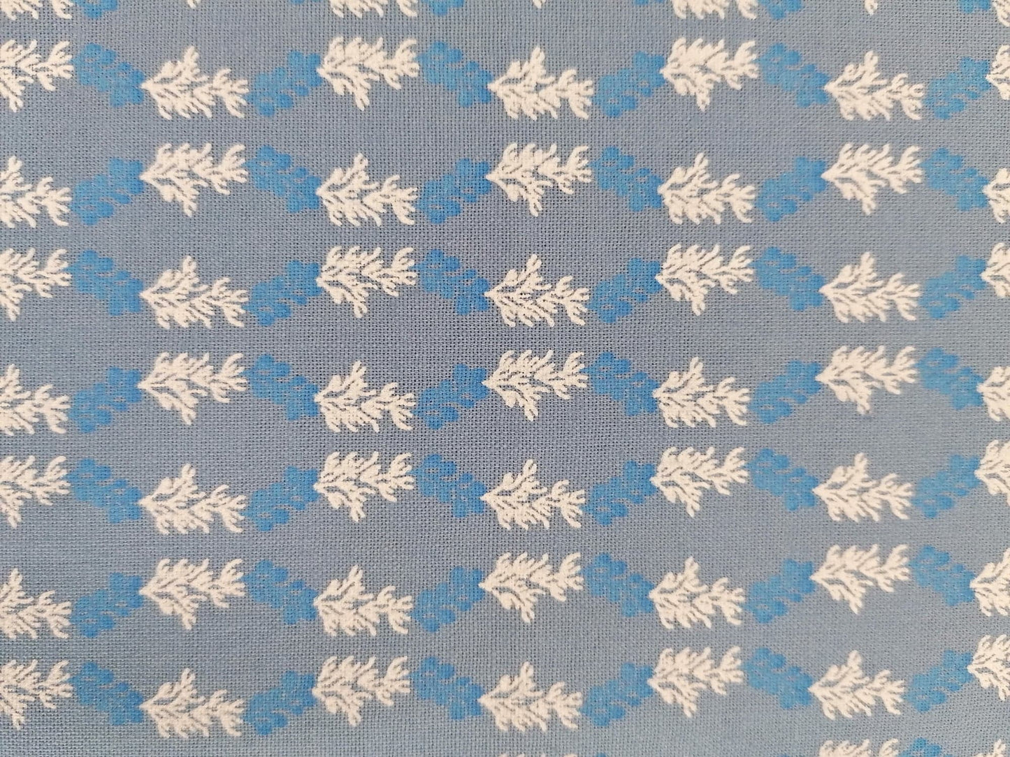 100% Cotton - Crafting & Quilting - Blue/White - 44" Wide - Sold By the Metre