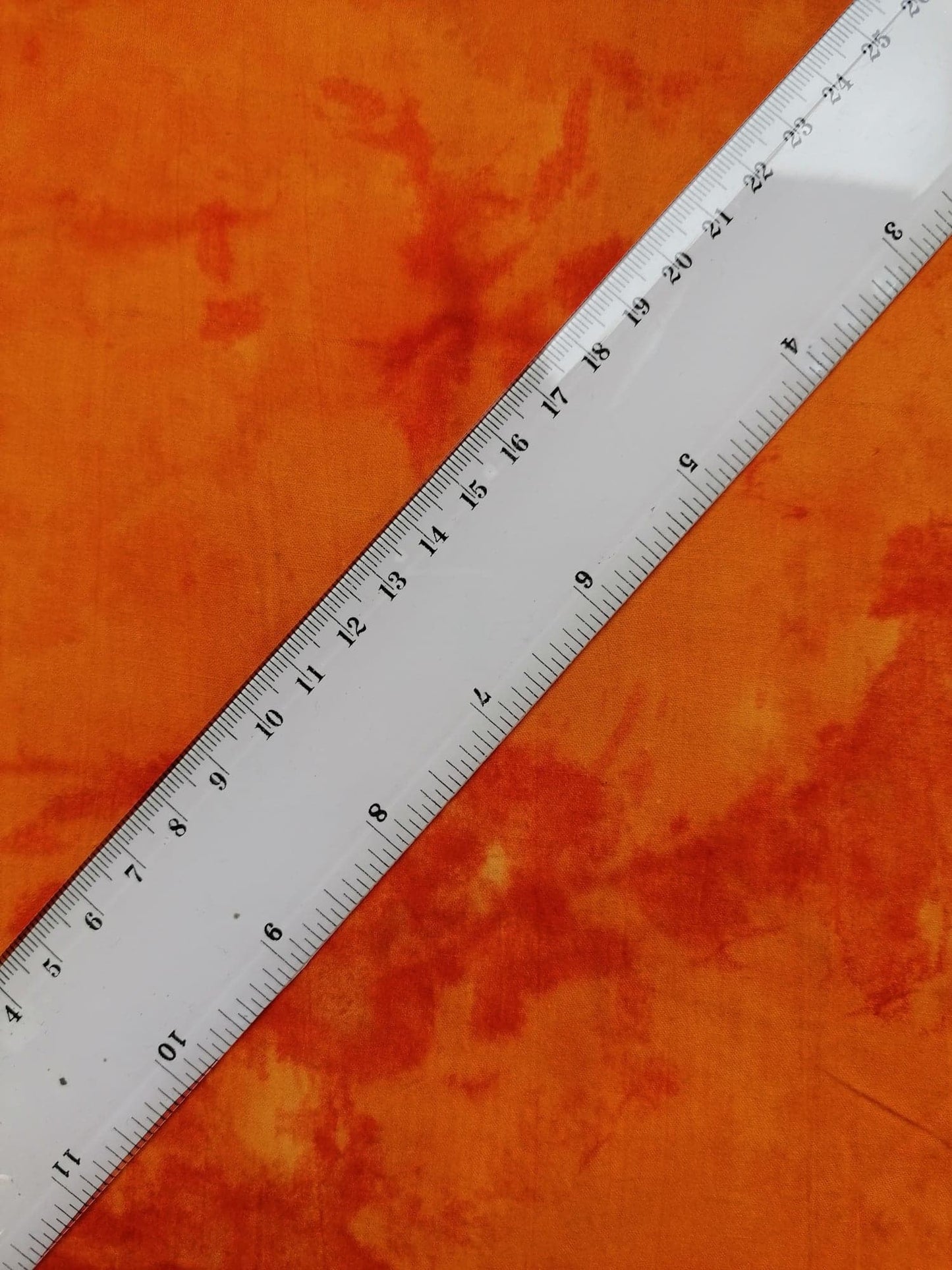 100% Cotton - Crafting & Quilting - Orange - 44" Wide - Sold By the Metre