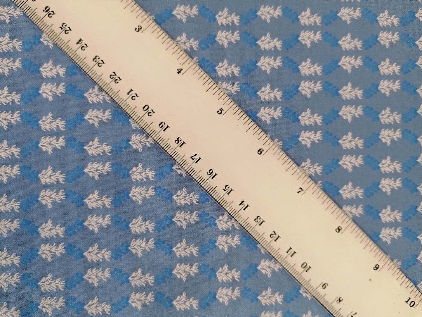 100% Cotton - Crafting & Quilting - Blue/White - 44" Wide - Sold By the Metre