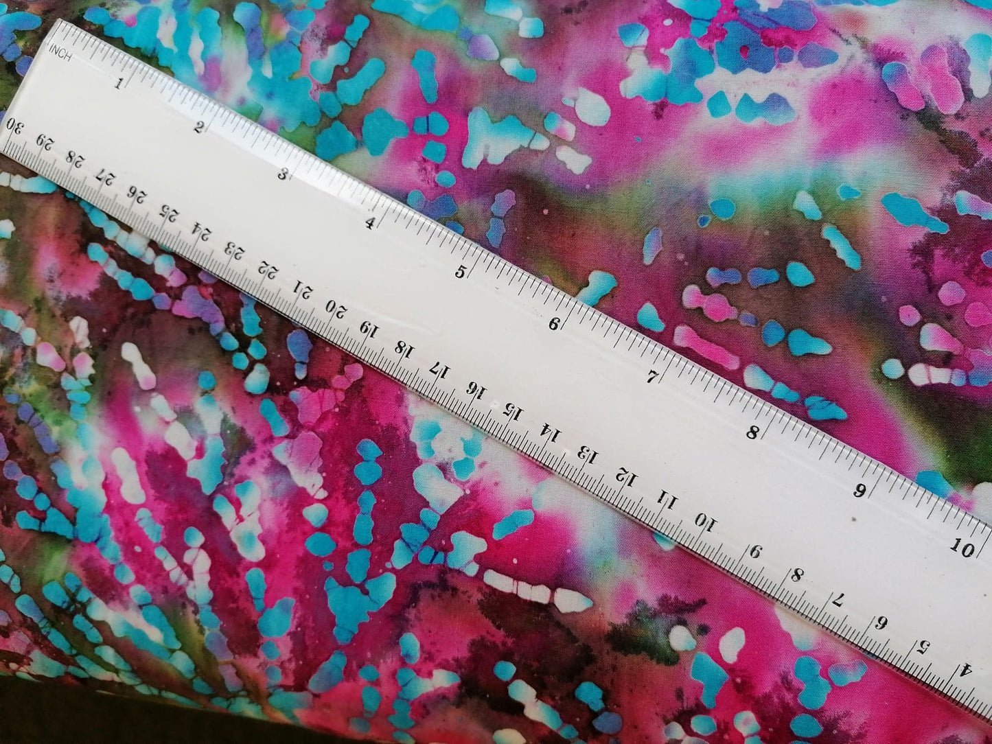 100% Cotton - Crafting & Quilting - Pink/Green/Blue - 44" Wide - Sold By the Metre