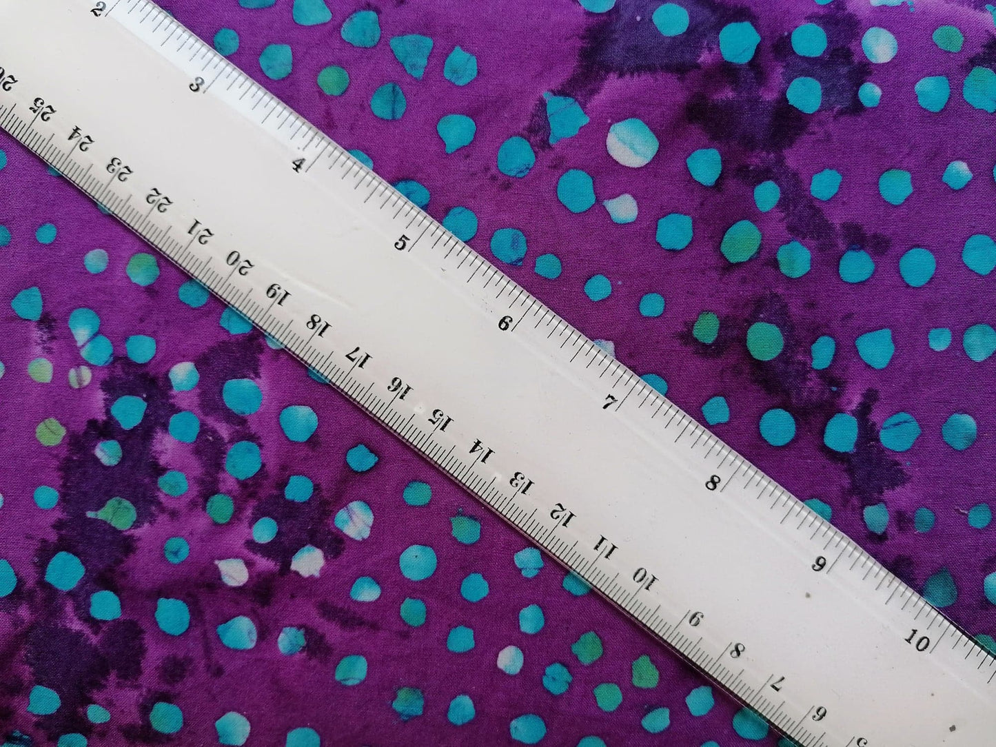 100% Cotton - Crafting & Quilting - Purple/Brown/Green - 44" Wide - Sold By the Metre