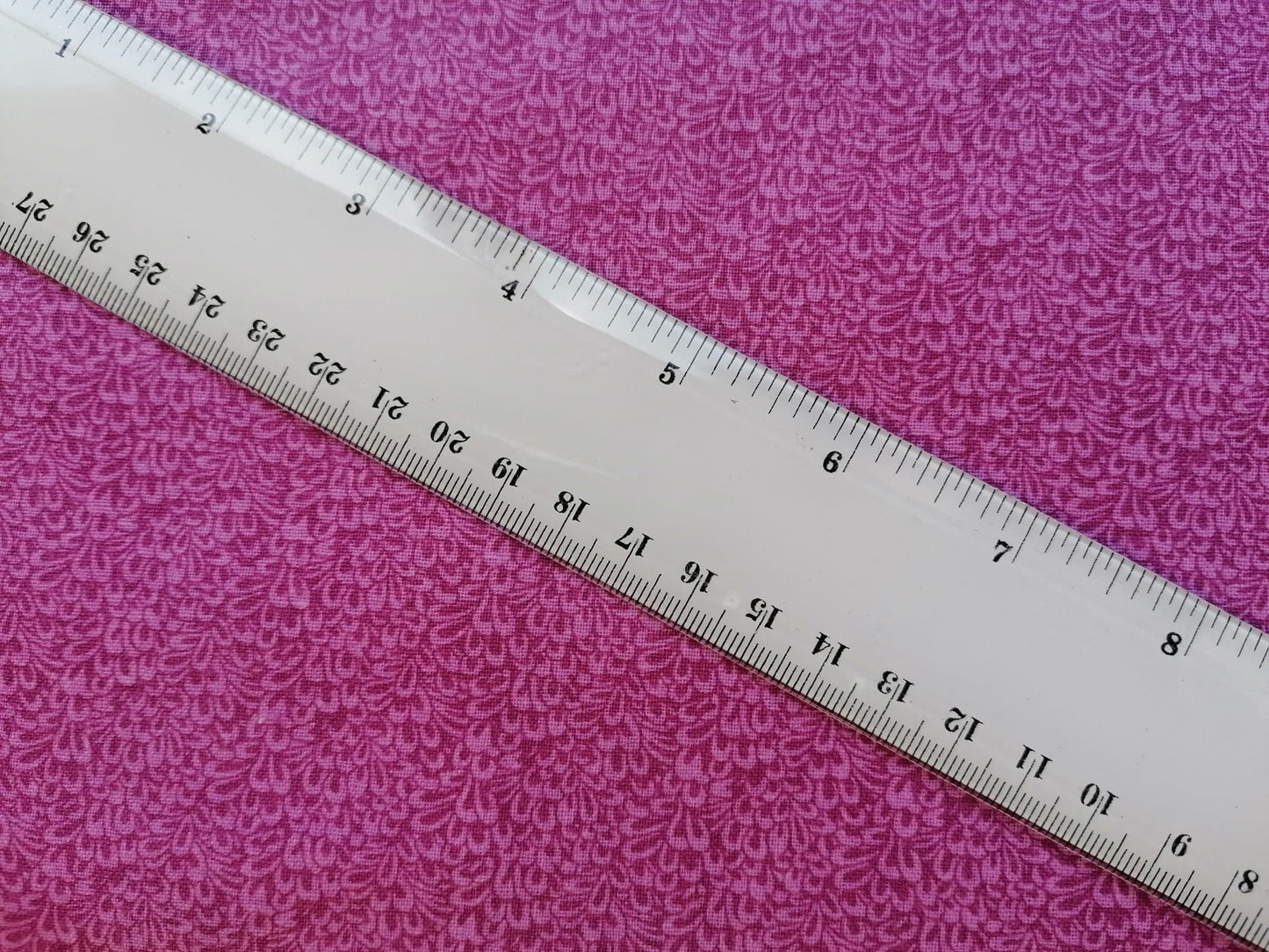 100% Cotton - Crafting & Quilting - Dark Pink - 110" Wide - Sold By the Metre