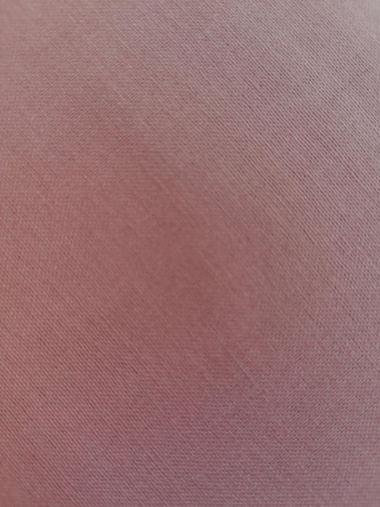 100% Cotton - Crafting & Quilting -  Dusty Pink - 44" Wide - Sold By the Metre