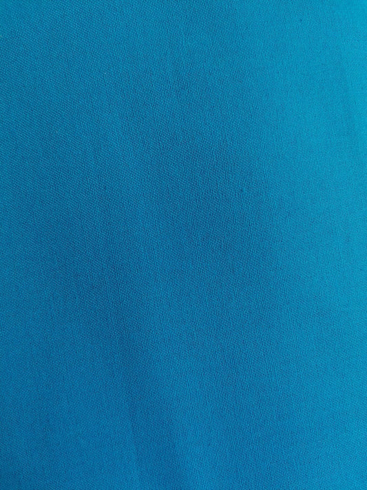 100% Cotton - Crafting & Quilting -  Bright Blue - 44" Wide - Sold By the Metre