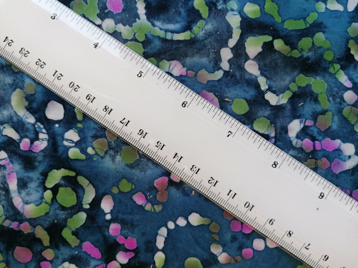 100% Cotton - Crafting & Quilting - Air Force Blue/Khaki/Pink - 44" Wide - Sold By the Metre