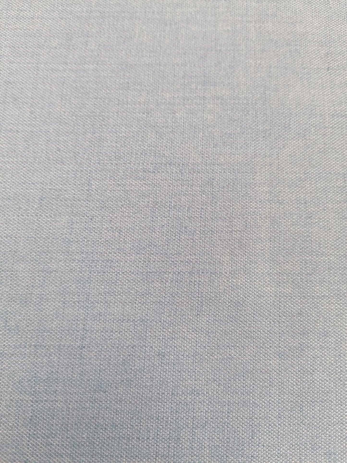 Superfine Wool and Cashmere Suiting - Light Blue - 58" Wide - Sold By the Metre