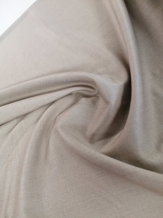 Superfine Wool and Cashmere Suiting - Beige - 58" Wide - Sold By the Metre