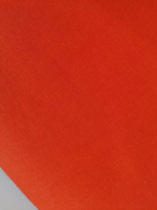 100% Cotton - Crafting & Quilting -  Orange - 44" Wide - Sold By the Metre